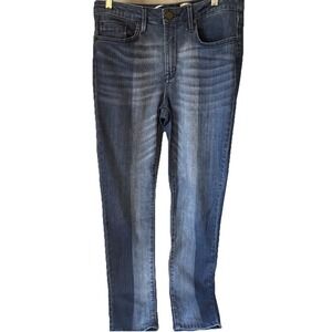 7 For All Mankind Womens‎ Dark Wash Stretch The Mid Rise Skinny Jeans Size 10